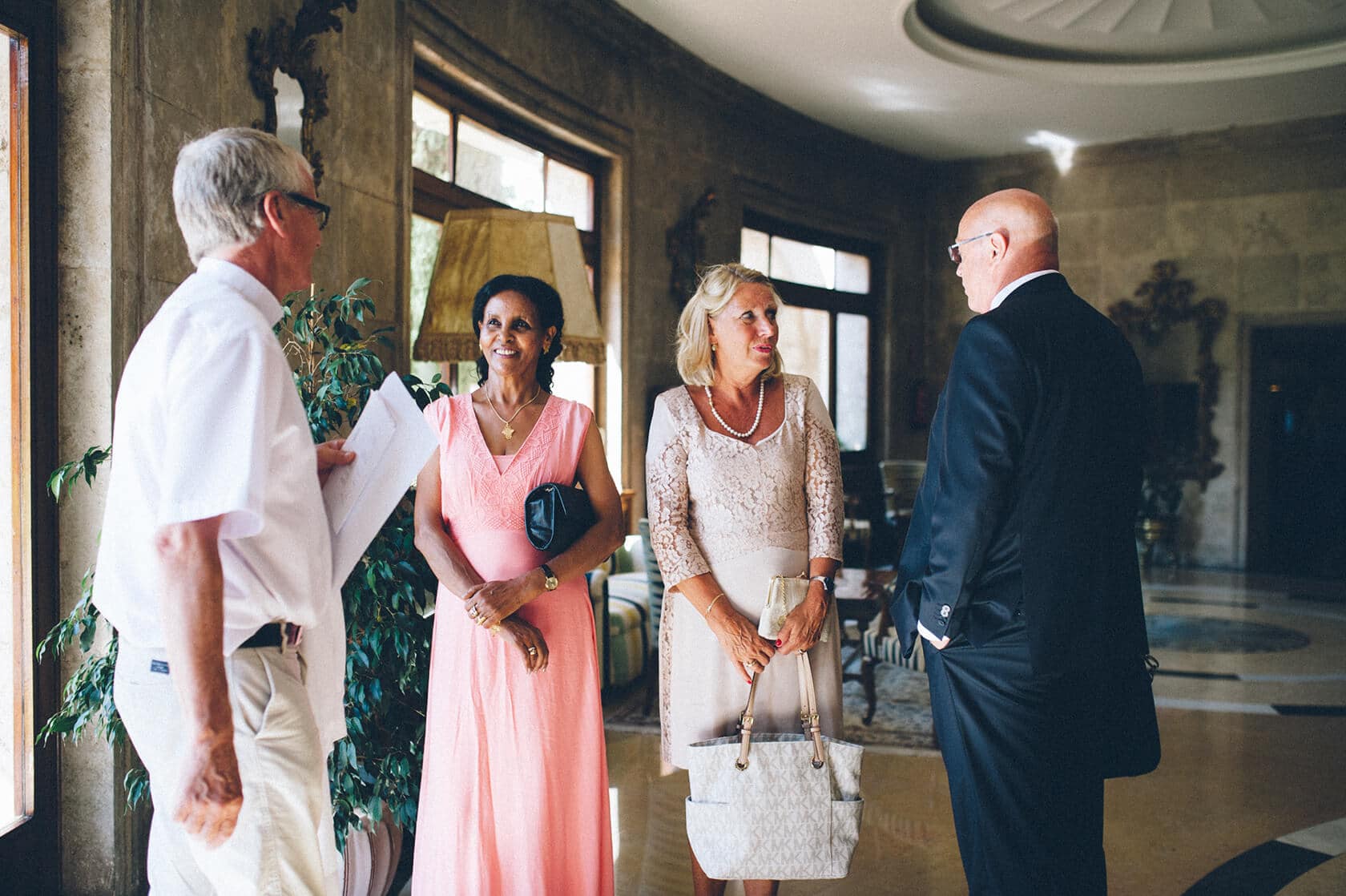 Wedding photographer capturing Tsega and Anders' special day in S'Agaro, Spain. - Barcelona Wedding Photographer