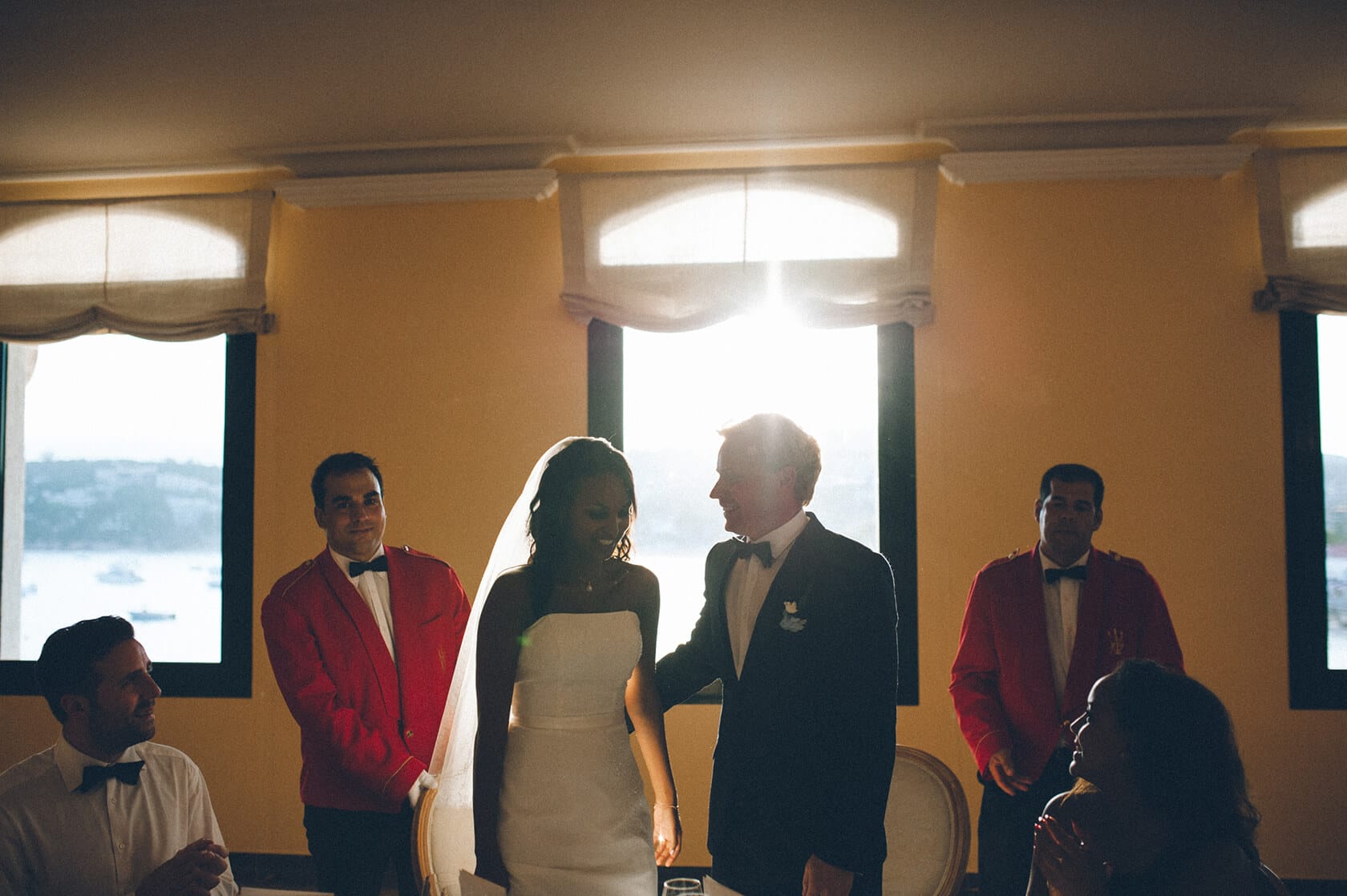 Wedding couple Anders & Tsega with wedding photographer in S'Agaro, Spain - Barcelona Wedding Photographer