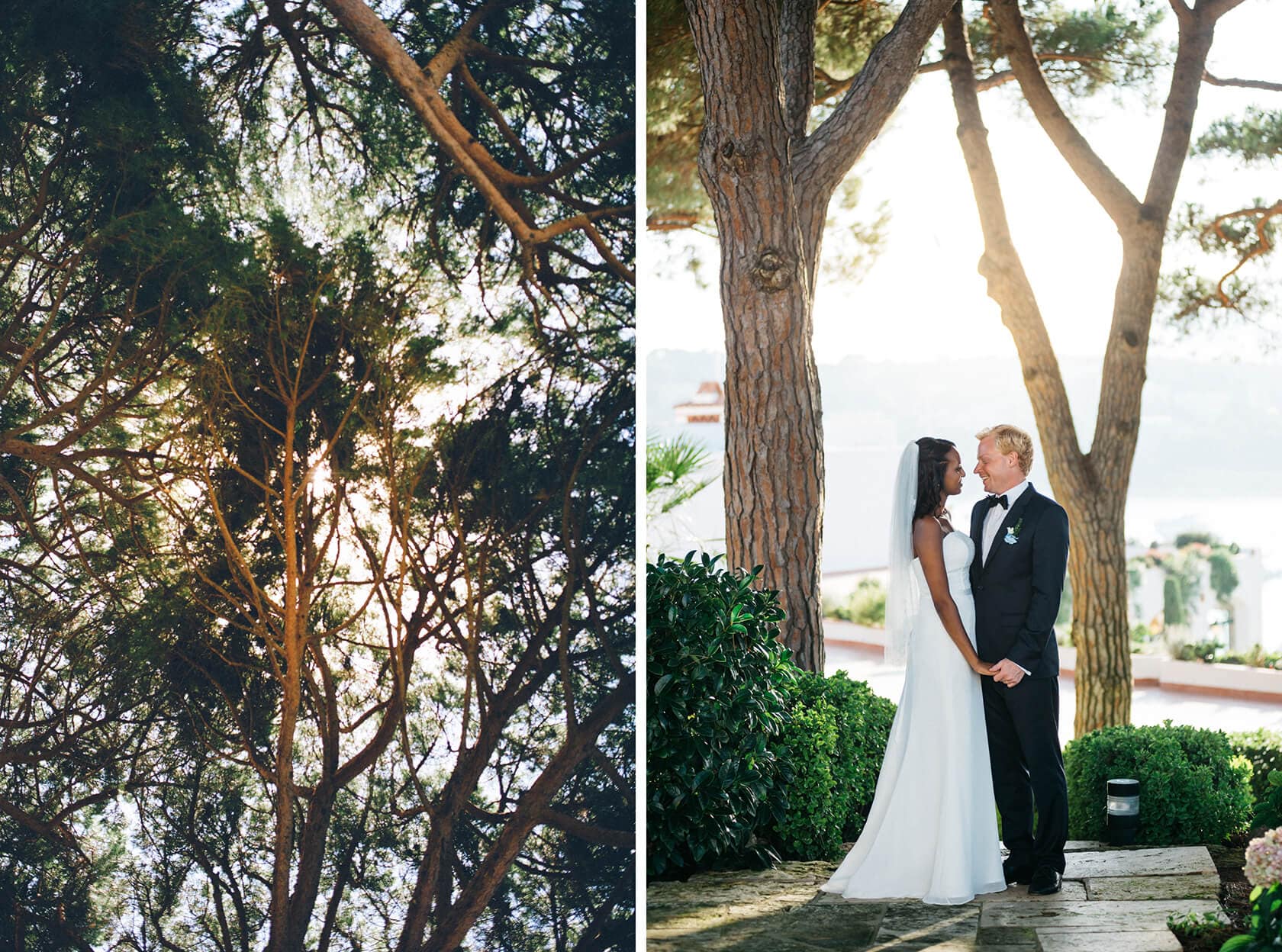 Tsega & Anders wedding portraits by wedding photographer S'Agaro Spain - Barcelona Wedding Photographer