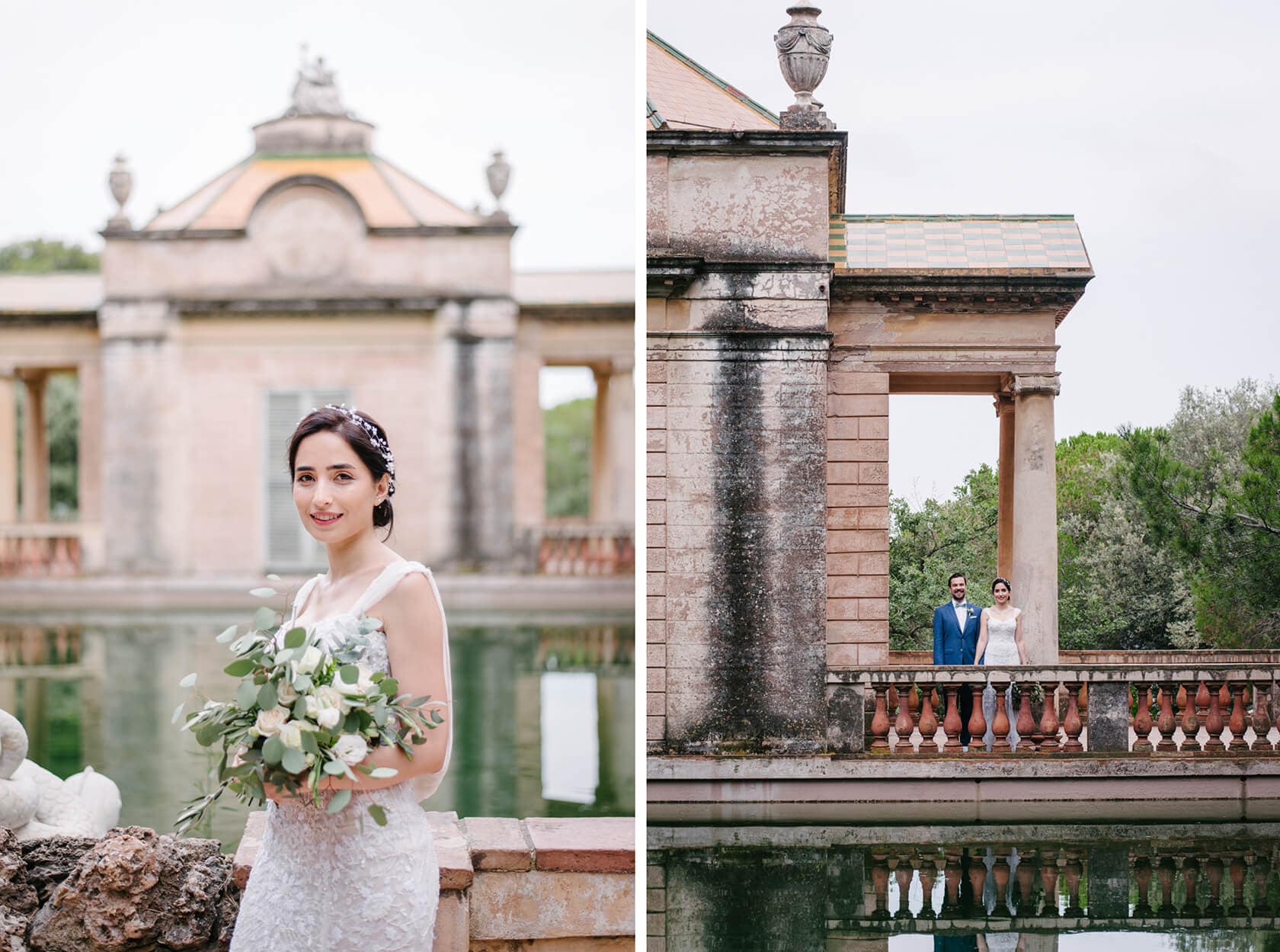 Bride at Parc del Laberint d'Horta, wedding at Parc del Laberint d'Horta - Barcelona Wedding Photographer