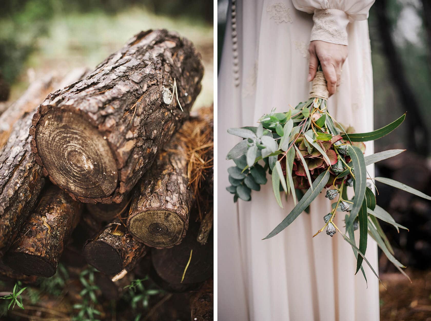 Hayley and Mark, a bride and groom, walk hand-in-hand at their wedding. - Barcelona Wedding Photographer