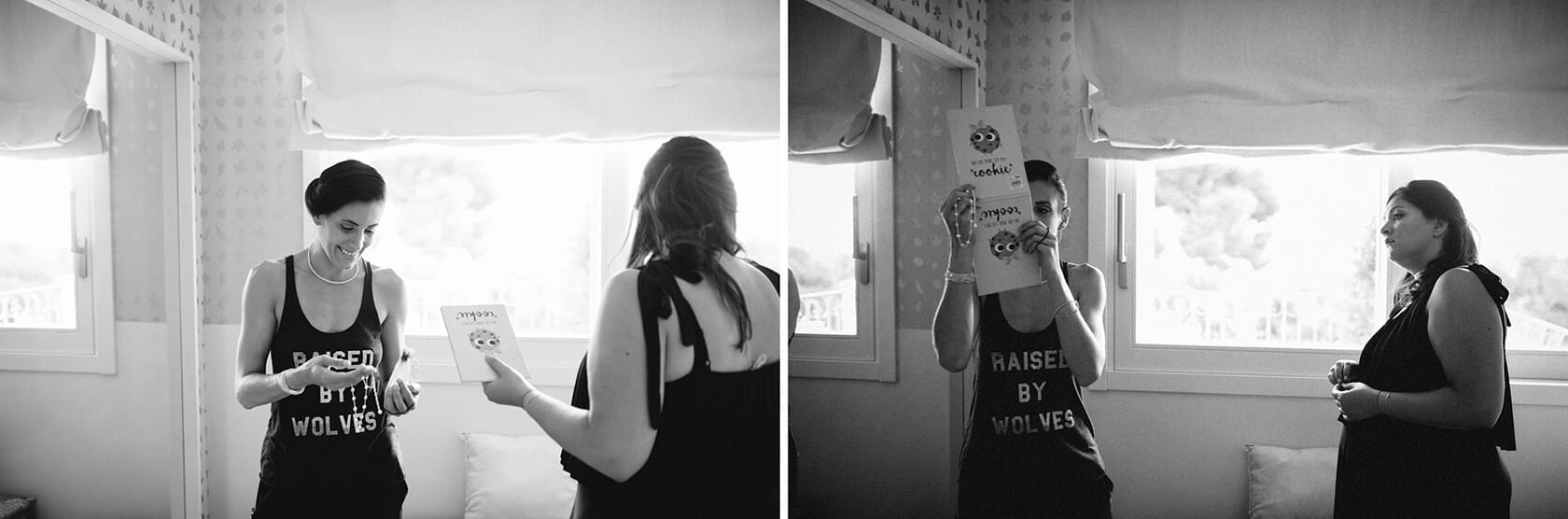 Hayley and Mark, a bride and groom, walk hand-in-hand at their wedding. - Barcelona Wedding Photographer