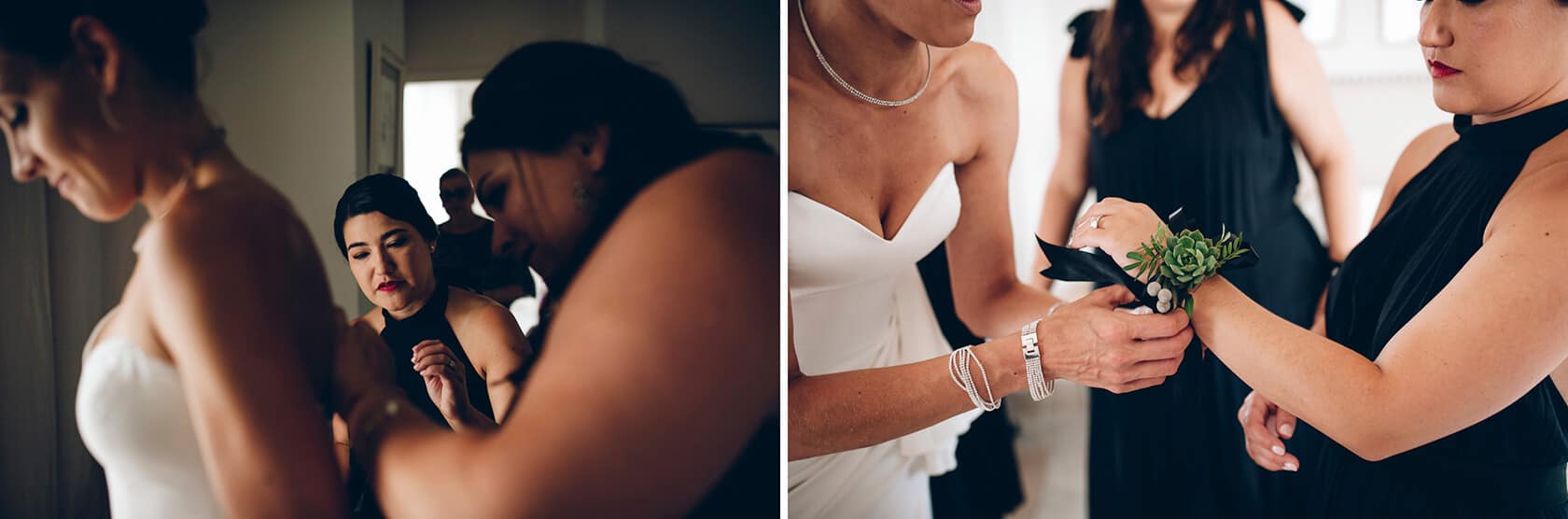 Hayley and Mark, a bride and groom, walk hand-in-hand at their wedding. - Barcelona Wedding Photographer