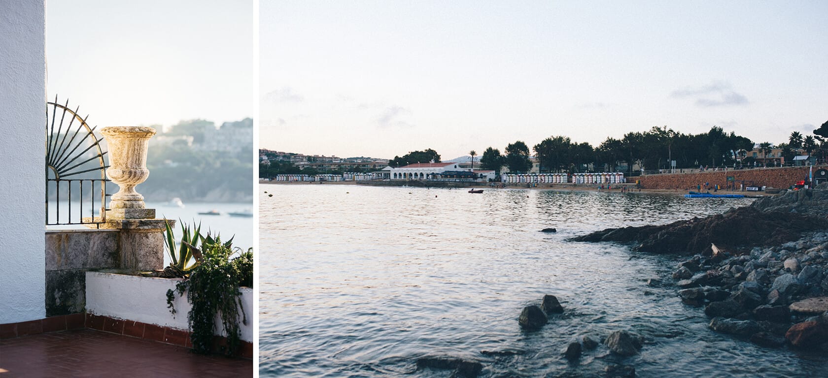 Wedding photographer Tsega & Anders capturing S'Agaro Spain coastal views - Barcelona Wedding Photographer