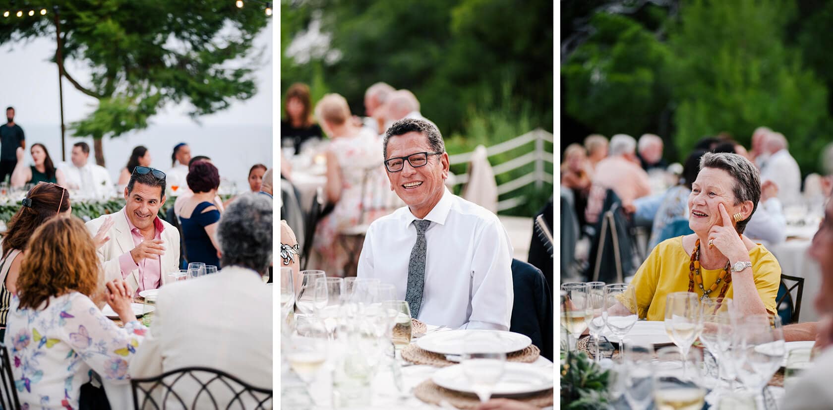 Hayley and Mark, a bride and groom, walk hand-in-hand at their wedding. - Barcelona Wedding Photographer