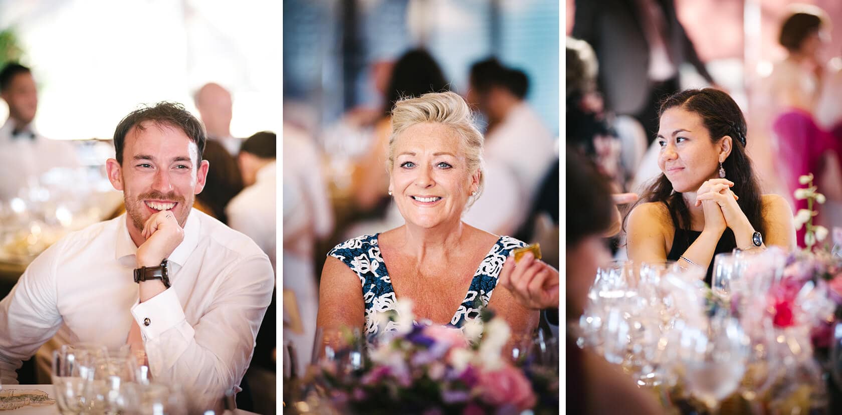 Bride and groom's parents at a Castell de Tamarit wedding, Sitges - Barcelona Wedding Photographer
