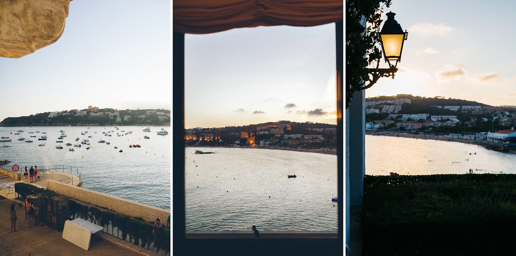 Coastal town in S'Agaro, Spain, at sunset. Wedding photographer. - Barcelona Wedding Photographer